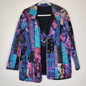Vintage Handmade Quilted Jacket S/M